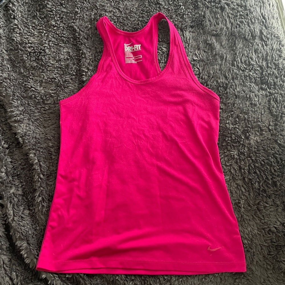 Pink Nike Dri-fit Tank Top Medium